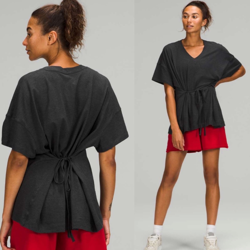 lululemon athletica Black Short Sleeve Tee